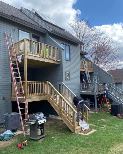  Outdoor deck work