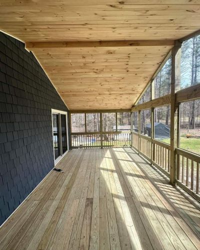 Covered deck