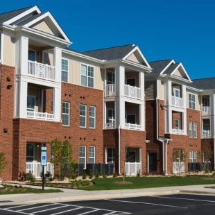 Row of apartments
